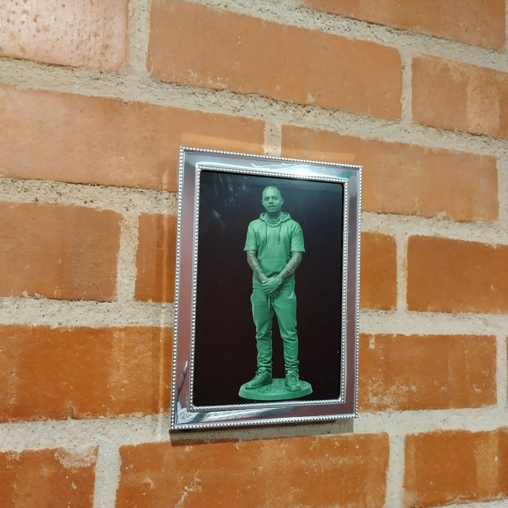 Yella Beezy Dallas Hip Hop Plastic Army Man Framed Art Print By Neon Nicho